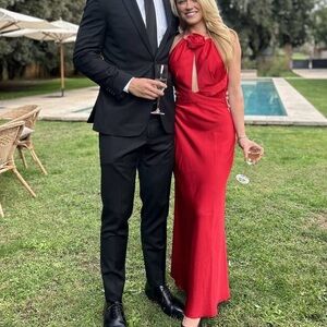 RONNY‎ KOBO RED WONDER DRESS Small $598